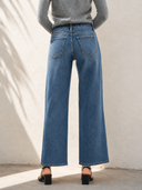 Harper Mid Rise Wide Leg Jeans