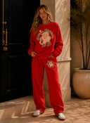 Vintage Santa R ed Pants