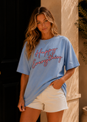 Happy Everything Mock Neck Tee