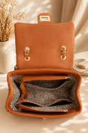 Sienna Woven Vegan Leather Backpack