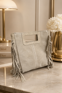 Lilly Large Fringe Suede Crossbody Bag | Pre-Order