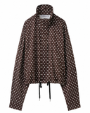 Midnight Muse Polka Dot Windbreaker Jacket