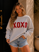 XOXO Puff Knit Sweater
