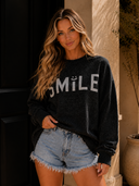 Smile Puff Knit Sweater