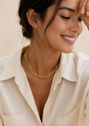 Aurora Cascade Layered Chain Necklace