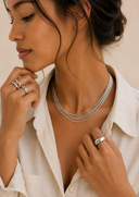 Aurora Cascade Layered Chain Necklace