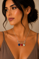 Freedom Heart Bar Necklace S.No 10