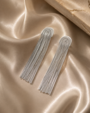 Celestial Fringe Cascade Drop Earrings