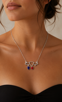 Liberty Heart Charm Necklace S.No 9
