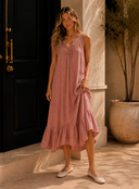 Sweet Days Sleeveless Ruffle Dress