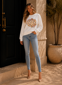 Pumpkin Season Floral Sweatshirt