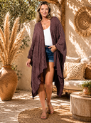 Amaranth Mist Open Kimono