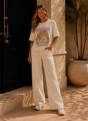 Dreamer Somewhere Tiger Graphic Top