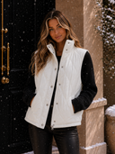 Lux Quilted Puffer Vest