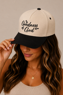 Goodness of God Embroidered Two-Tone Trucker Hat