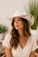 Floral Print Hat