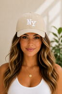 City Logo Embroidered Monogram Baseball Cap Hat
