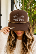 Bad Day To Be A Turkey Brown Front & Tan Back Trucker