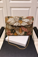 Floral Print Foldover Clutch Bag
