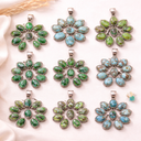 One of A Kind Turquoise Cluster Pendant