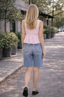 Mid Rise Comfort Bermuda Shorts