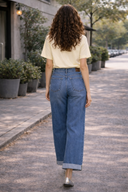 High Rise Wide Leg Jeans
