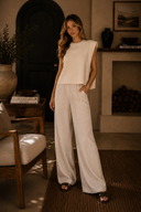 Viscose Cap Sleeve Sweater Vest Top