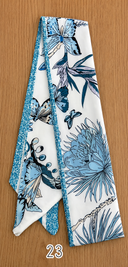 The Celeste Ribbon Twilly Scarf