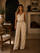 Starburst Scalloped Concho Chain Belt