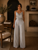 Starburst Scalloped Concho Chain Belt