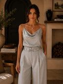 Starburst Scalloped Concho Chain Belt