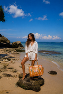 King Hummingbird Overnight Bag – Tan