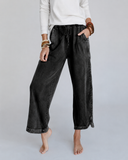 Vintage Wash Wide Leg Lounge Pants