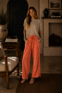 Vintage Wash Wide Leg Lounge Pants