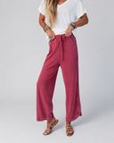 Vintage Wash Wide Leg Lounge Pants