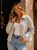 Quilted Collar Jacket