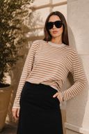 Long Sleeve Stripe Sweater