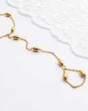 The Elara Beaded Hand Chain Bracelet