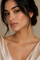 Golden Kiss Lip Chain Necklace