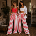 Free Spirit Stripe Wide Leg Pants
