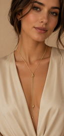 The Finishing Touch Glide Bolo Necklace