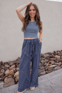 NIKIBIKI Vintage Ribbed High Neck Crop  Top