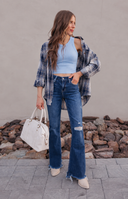 NIKIBIKI Vintage Ribbed High Neck Crop  Top