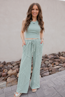 NIKIBIKI Vintage Ribbed High Neck Crop  Top