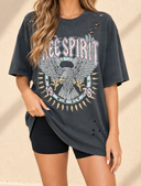Pastel Free Spirit Graphic Tee