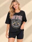 Pastel Free Spirit Graphic Tee