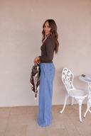 Simply Yours Ribbed Henley Modal Top | S-2X