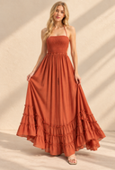 Twirl Away Tiered Maxi Dress