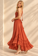 Twirl Away Tiered Maxi Dress
