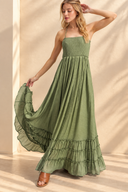 Twirl Away Tiered Maxi Dress